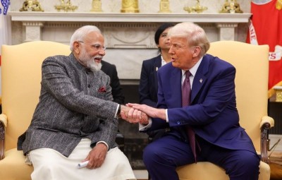 We don't meet for personal matters: PM Modi denies discussing Adani issue with Trump