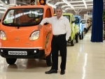 Tata Motors celebrates the roll-out of 100,000th Tata ACE Zip at the Dharwad plant