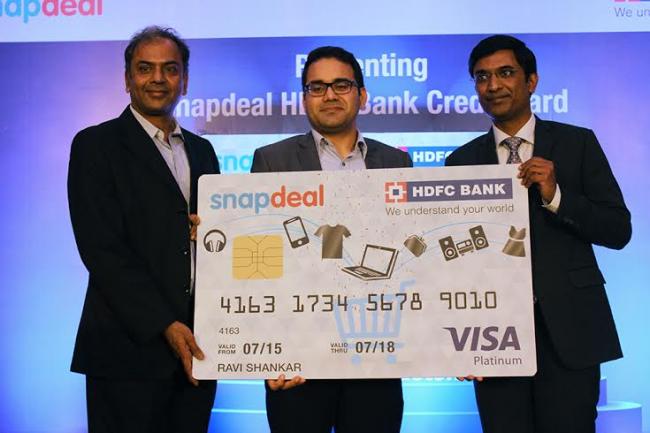 Snapdeal and HDFC Bank launch co-branded ecommerce credit card