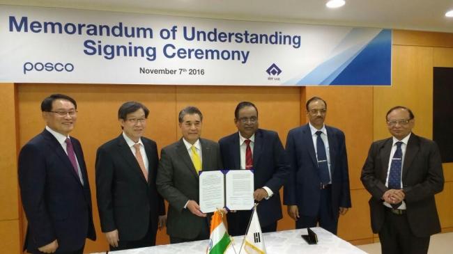 SAIL signs MOU with POSCO