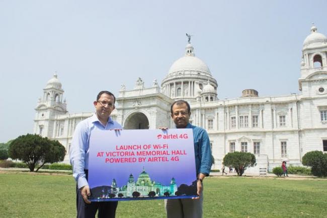 Bharti Airtel launches Wi-Fi service in Victoria Memorial Hall in Kolkata