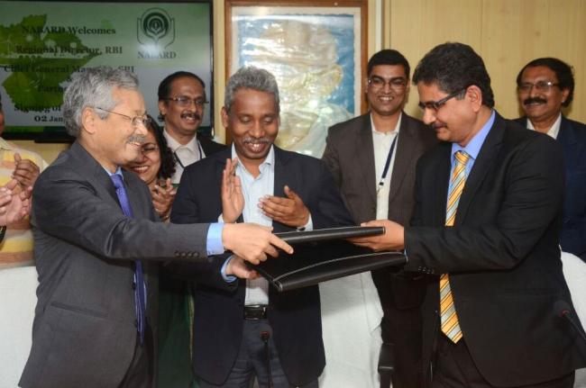 NABARD and State Bank of India sign MoU with NGOs for Financing of Joint Liability Groups (JLGs) in West Bengal