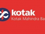 Kotak Bank moves down by 2.10 pc to Rs 1336