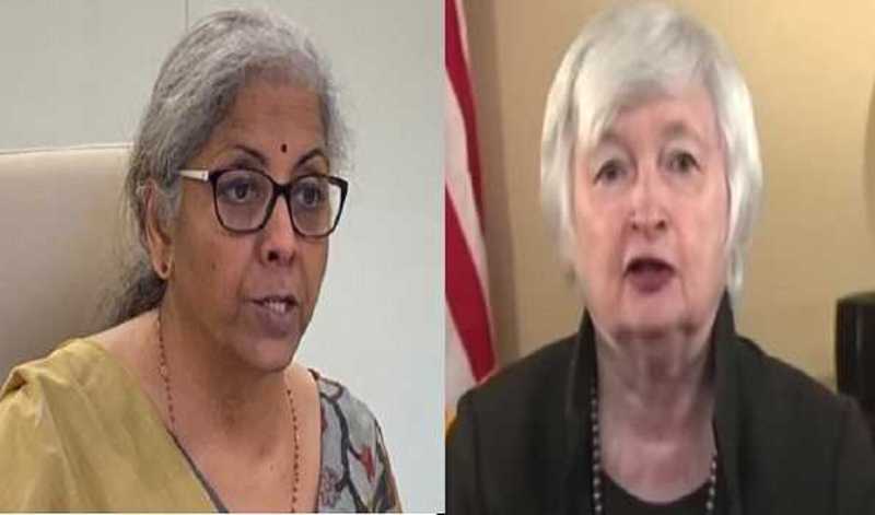 Finance Minister Nirmala Sitharaman, US Treasury Secretary Yellen discuss global minimum tax