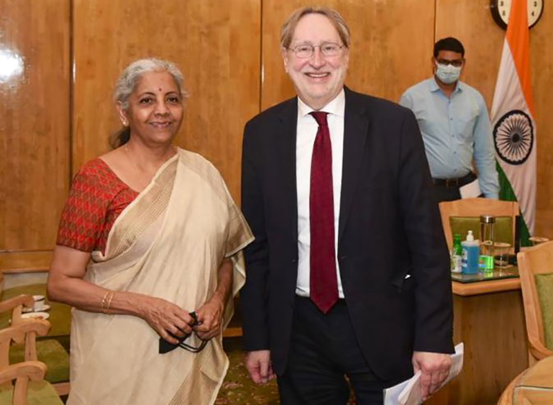 FM Nirmala Sitharaman meets EU delegation