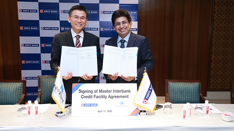 HDFC Bank signs agreement with Export Import Bank of Korea for US $ 300 million credit line