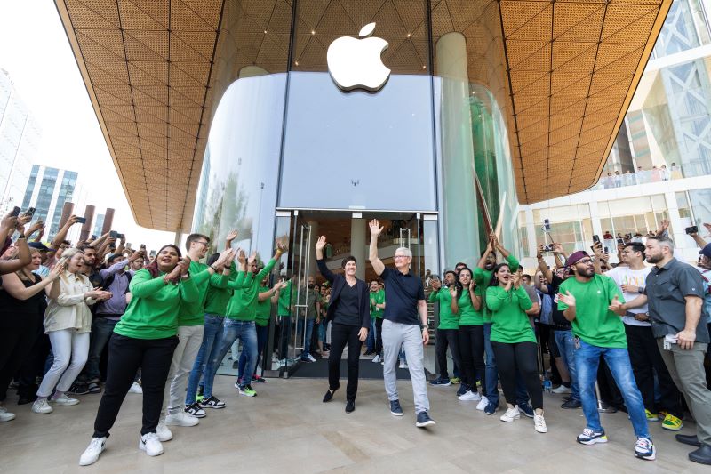 Apple in India: Tim Cook inaugurates company's first retail store in Mumbai amid 'incredible energy'