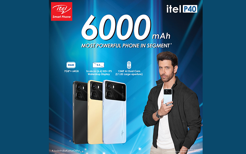 itel launches P40 a 6000 mAh Power-packed Smartphone, check out price