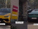 Video showing luxury cars parked at Blinkit and Zomato's Gurugram offices goes viral