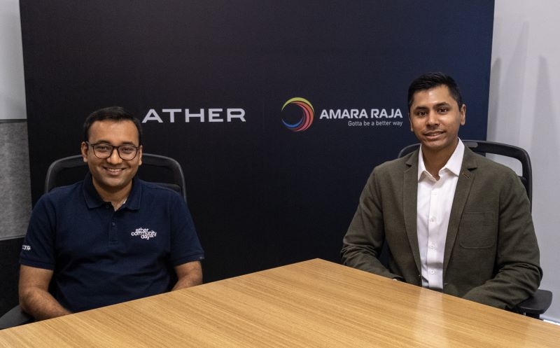 Ather Energy signs MoU with Amara Raja to manufacture battery cells for its electric two-wheelers