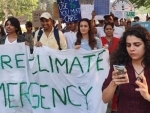 Actress Dia Mirza leads the strike against climate change in Mumbai