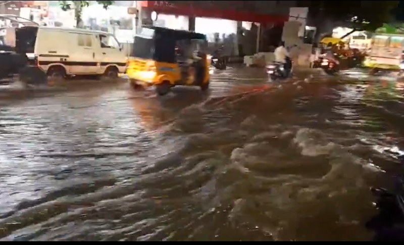 Schools, colleges closed, train services disrupted as incessant rains batter Telangana, Andhra Pradesh