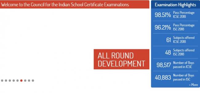 ICSE,ISC results declared today