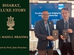 Academician Mahul Brahma releases his tenth book Bharat, A Luxe Story at UK's Bath Spa University