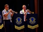 United States Air Force Band of the Pacific performs in Kolkata