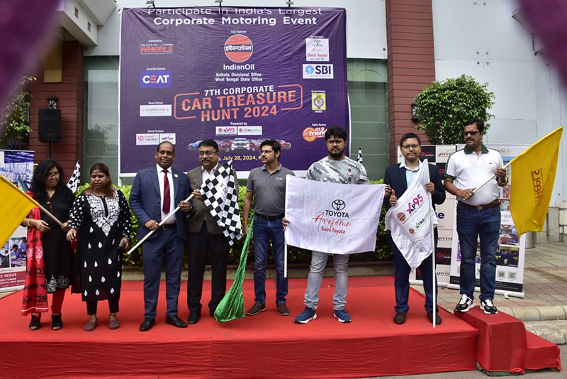 Seventh Corporate Car Treasure Hunt 2024 held in Kolkata