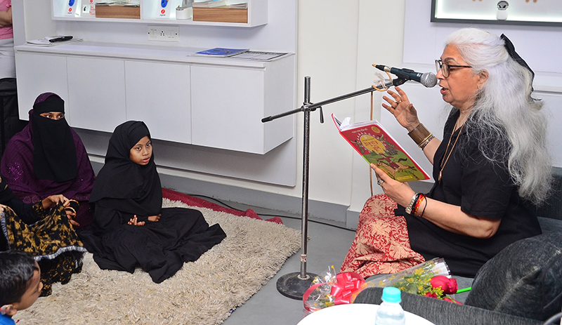 CC Saha Ltd hosts storytelling workshop with thespian Dolly Basu for hearing-impaired children