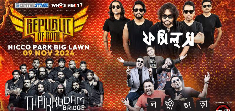 Fossils, Lakhichhara and Thaikkudam Bridge to feature in rock concert in Kolkata tomorrow