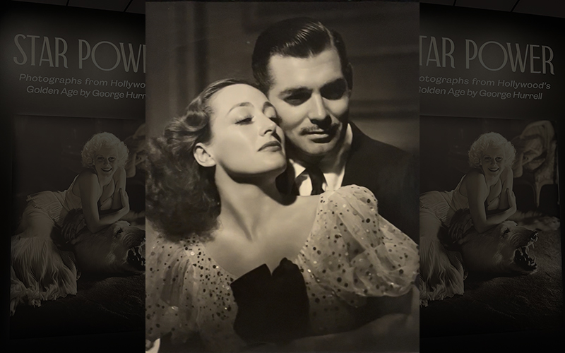 Joan Crawford with Clark Gable shine in their classy romance double portrait by Hurrell