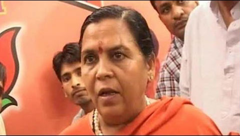 Uma Bharti threatens to 