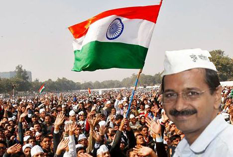 Kejriwal's first protest march as Delhi CM