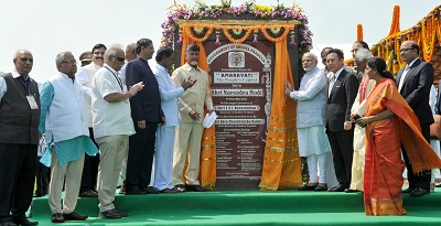 Urban development is opportunity, not challenge: PM Modi at Amaravati ceremony 