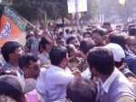 BJP holds programme protesting law violation in Kolkata