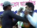 Mamata nephew TMC MP slapped by youth at rally