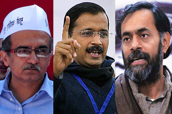 AAP rebels take on party leadership, accuse Arvind loyalists of lying