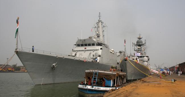 Indian Navy rescues crew members of distressed ship off Mumbai coast