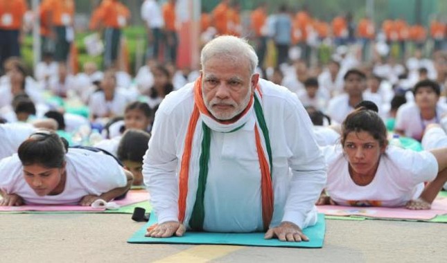 India sets two Guinness records on the International Yoga Day