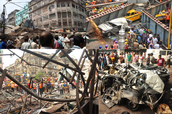 Kolkata flyover collapse : Two more bodies found, toll rises to 26