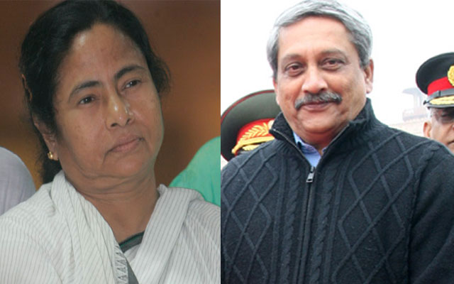 Defence Minister Parrikar flays Mamata in letter over army row