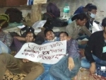 Burdwan University: TMC-led outsiders beat students on hunger strike