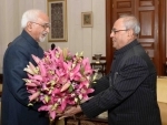 Vice President meets Pranab Mukherjee