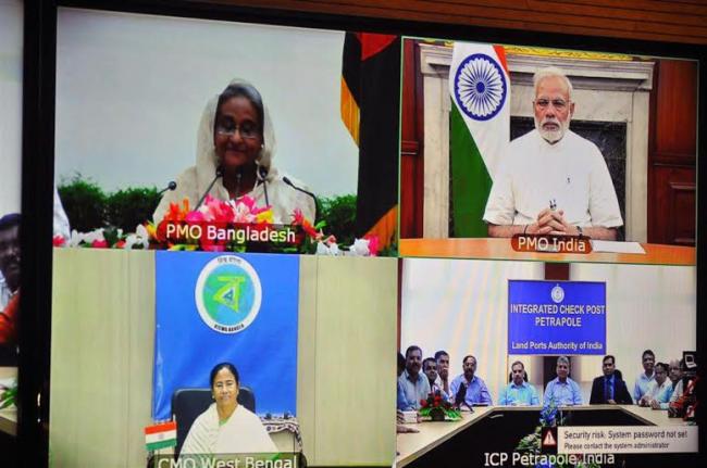 Modi, Hasina inaugurate Petrapole Integrated Check Post