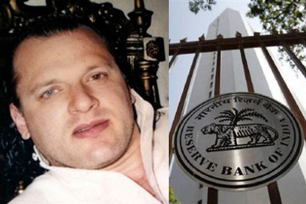 Headley says RBI rejected his application to open business account