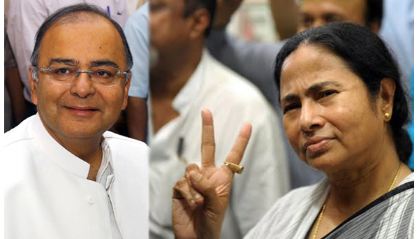 Kolkata: Arun Jaitley congratulates Mamata Banerjee for her massive victory