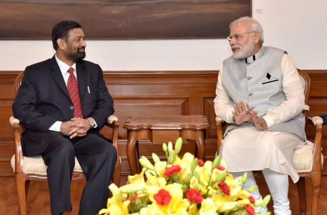 Deputy Prime Minister and Minister of Home Affairs of Nepal meets Narendra Modi