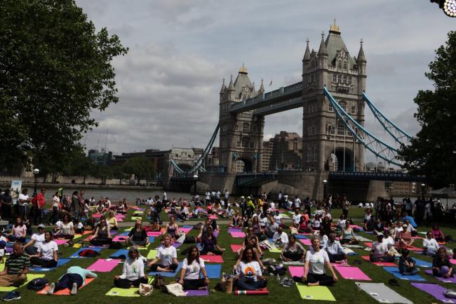 International Yoga Day observed in UK