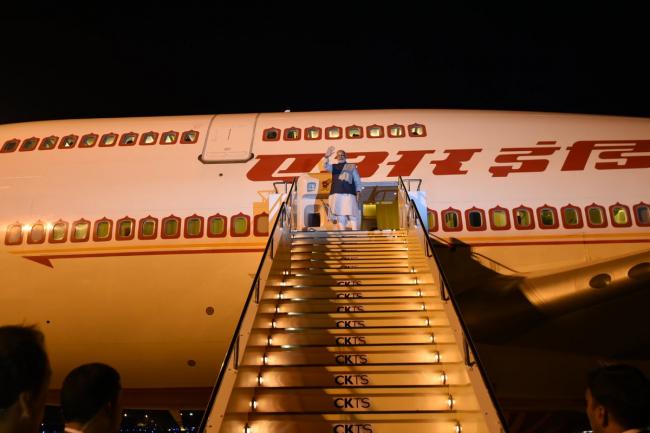 Prime Minister Narendra Modi ends Japan visit, leaves for India