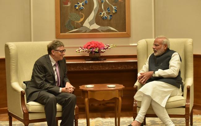 Bill Gates meets Prime Minister Narendra Modi 