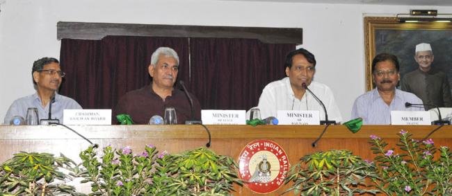 Suresh Prabhakar Prabhu flags off new MEMU Train 