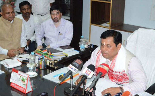 Assam CM directs irrigation department to complete all ongoing projects