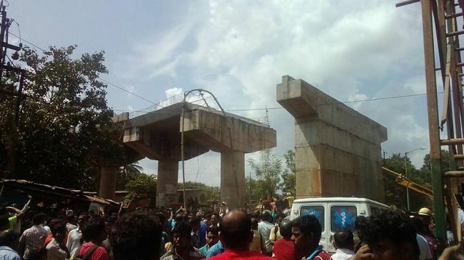 Portion of under-construction flyover collapses in Odisha, 1 killed