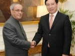 Deputy Prime Minister and Foreign Minister of Vietnam calls on President Mukherjee