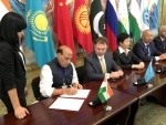 Home Minister Rajnath Singh delivers India's Country Statement at SCO meet in Kyrgyz Republic 