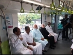 PM Modi inaugurates Kochi Metro service, takes a ride with Kerala CM Vijayan