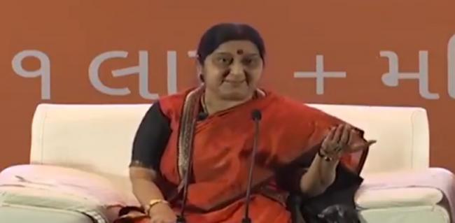 BJP is not anti-women: Sushma Swaraj slams oppositions