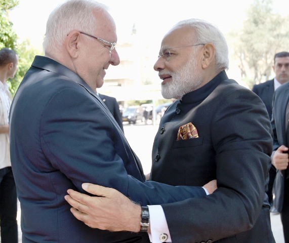 PM Modi calls on Israel President Rivlin, pledges friendship